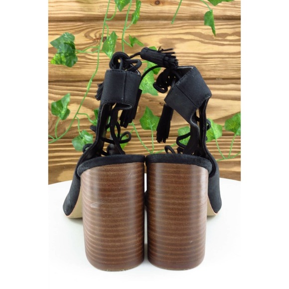 Jessica Simpson Women‎ Sz 7 M Black Pump Synthetic Shoes Tilory - Picture 6 of 11